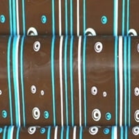 10 in x 15.75 in Pre-Printed YummyArt Chocolate Transfer Sheets White Polka Dot Includes 25 Sheets